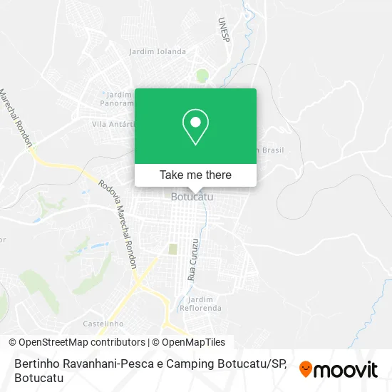 Bertinho Ravanhani-Pesca e Camping Botucatu / SP map