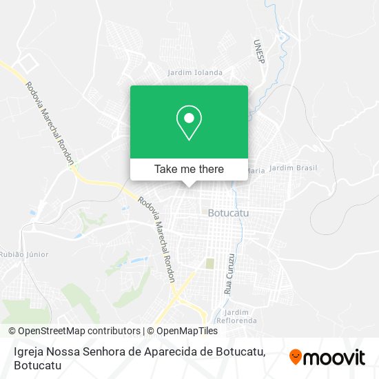 Igreja Nossa Senhora de Aparecida de Botucatu map
