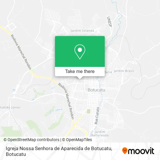 Igreja Nossa Senhora de Aparecida de Botucatu map