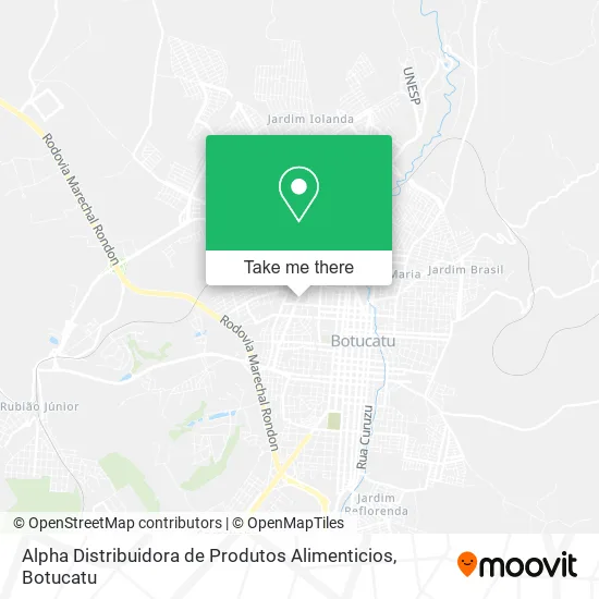 Alpha Distribuidora de Produtos Alimenticios map