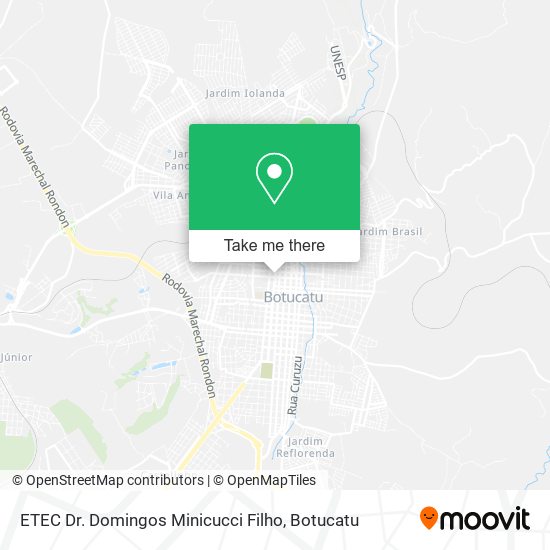 ETEC Dr. Domingos Minicucci Filho map