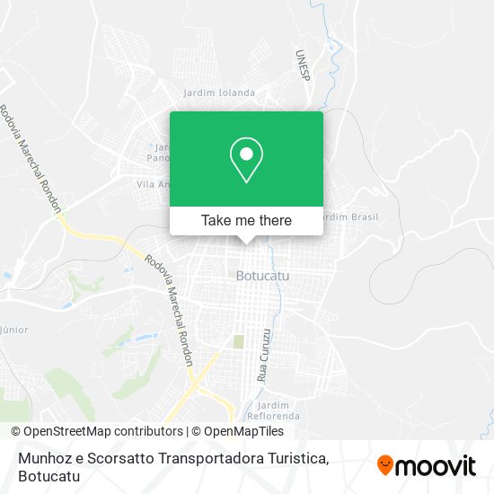 Mapa Munhoz e Scorsatto Transportadora Turistica