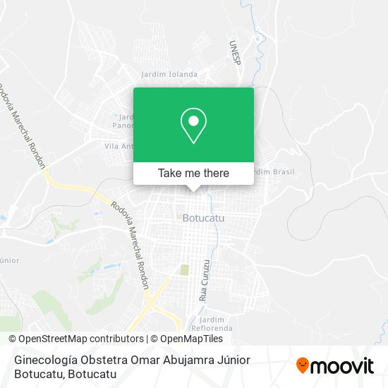 Ginecología Obstetra Omar Abujamra Júnior Botucatu map