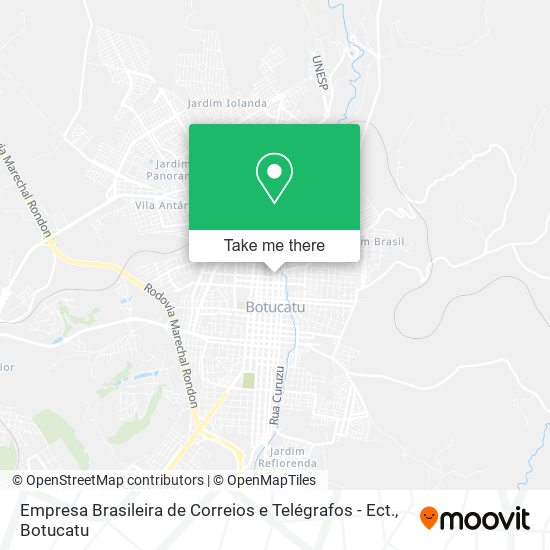 Empresa Brasileira de Correios e Telégrafos - Ect. map