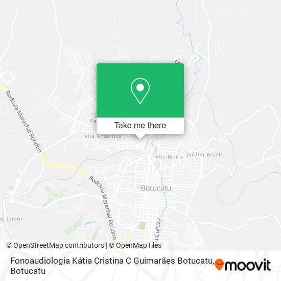 Fonoaudiologia Kátia Cristina C Guimarães Botucatu map