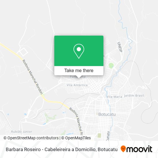 Barbara Roseiro - Cabeleireira a Domicilio map