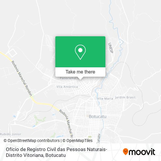 Ofício de Registro Civil das Pessoas Naturais-Distrito Vitoriana map