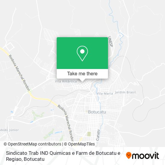 Sindicato Trab IND Quimicas e Farm de Botucatu e Regiao map