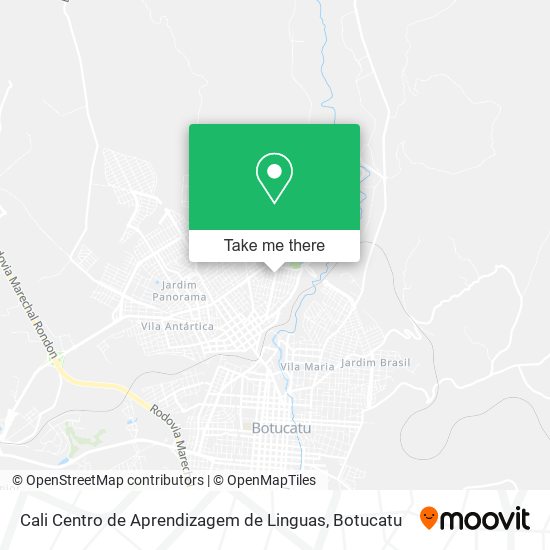 Cali Centro de Aprendizagem de Linguas map