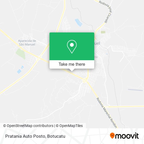 Pratania Auto Posto map