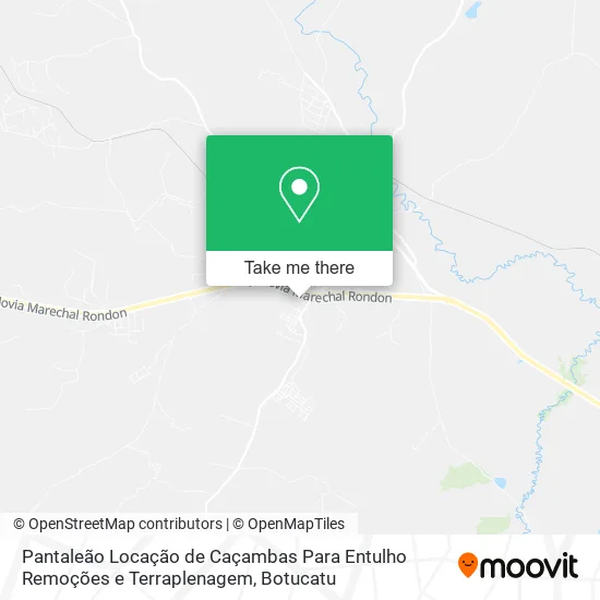 Pantaleão Locação de Caçambas Para Entulho Remoções e Terraplenagem map