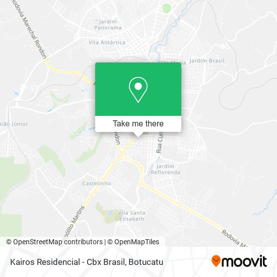 Kairos Residencial - Cbx Brasil map