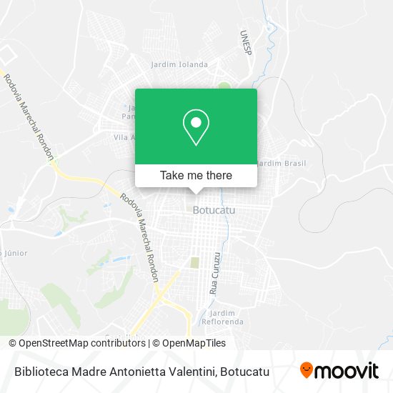Mapa Biblioteca Madre Antonietta Valentini