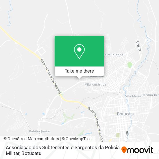 Associação dos Subtenentes e Sargentos da Polícia Militar map