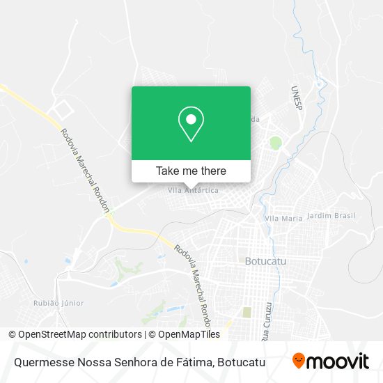 Mapa Quermesse Nossa Senhora de Fátima