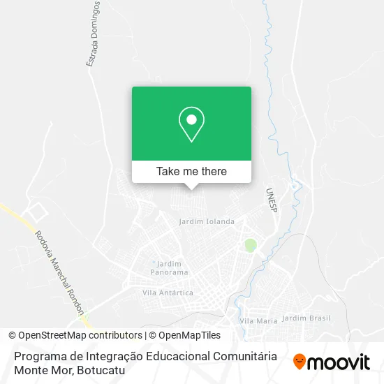 Programa de Integração Educacional Comunitária Monte Mor map