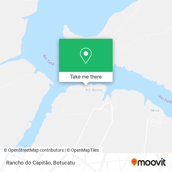 Rancho do Capitão map