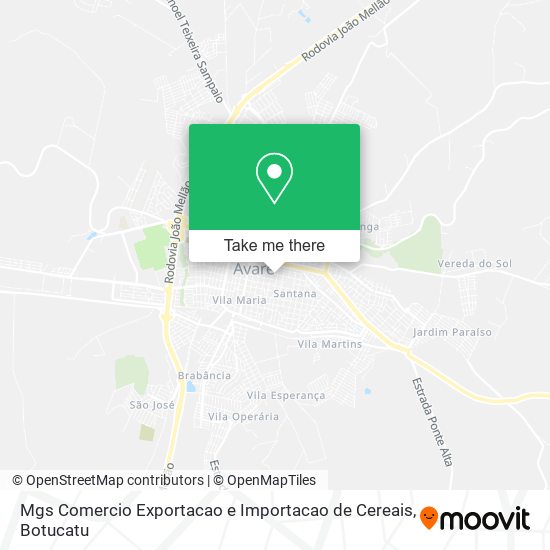 Mapa Mgs Comercio Exportacao e Importacao de Cereais