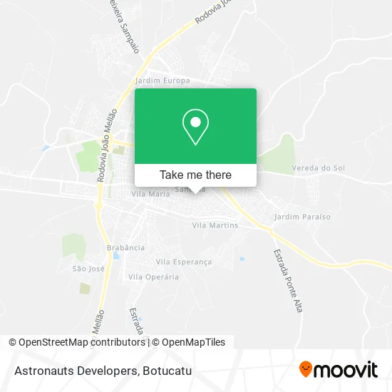 Astronauts Developers map