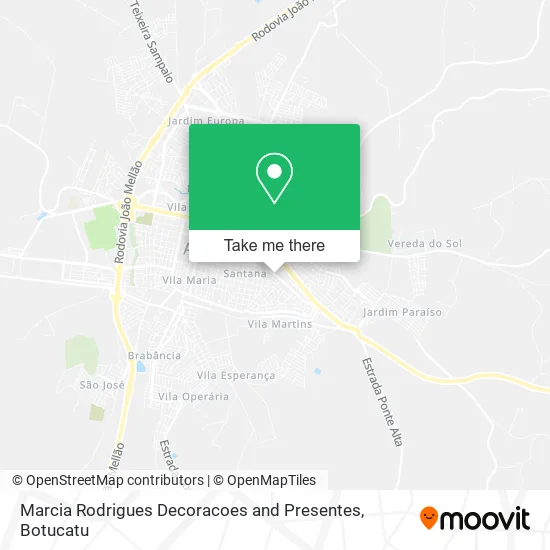 Marcia Rodrigues Decoracoes and Presentes map