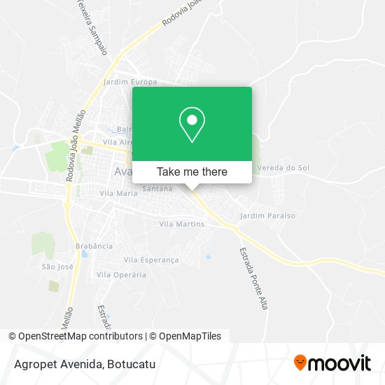 Agropet Avenida map