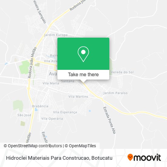 Mapa Hidroclei Materiais Para Construcao