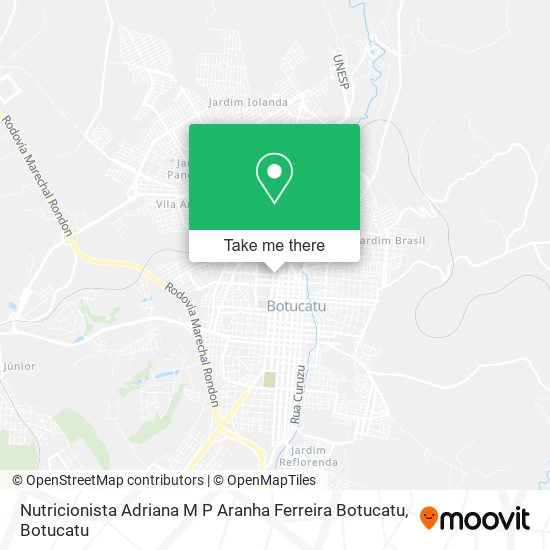 Mapa Nutricionista Adriana M P Aranha Ferreira Botucatu
