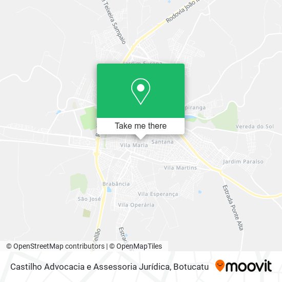 Mapa Castilho Advocacia e Assessoria Jurídica