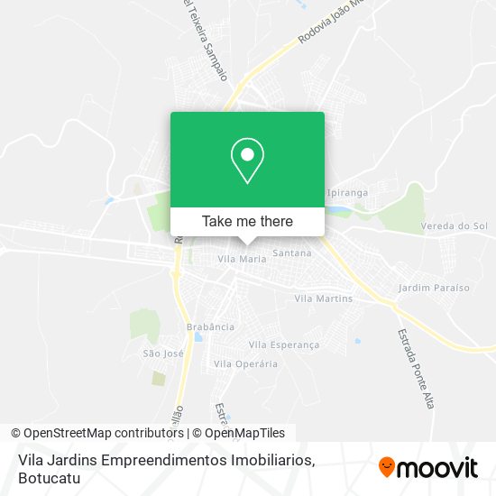 Vila Jardins Empreendimentos Imobiliarios map