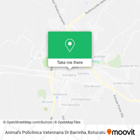 Animal's Policlinica Veterinaria Dr Barrinha map