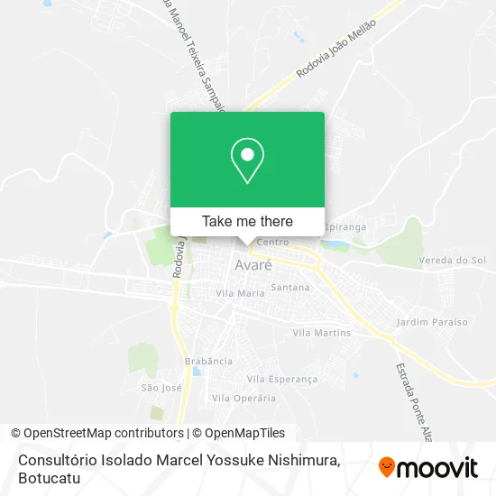 Consultório Isolado Marcel Yossuke Nishimura map