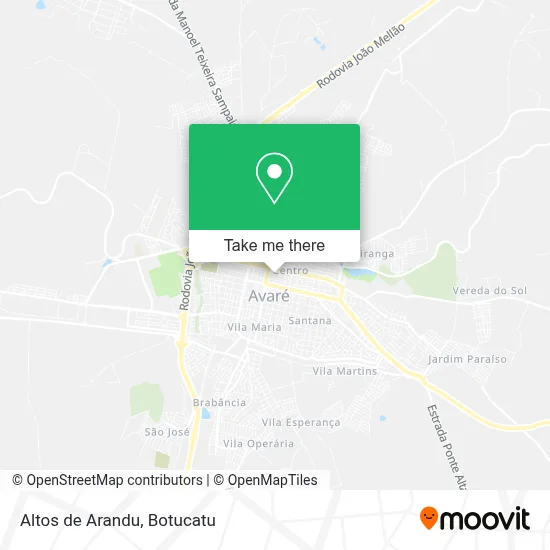 Altos de Arandu map