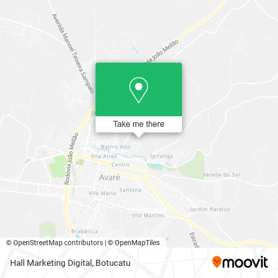 Hall Marketing Digital map