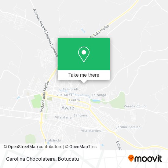 Mapa Carolina Chocolateira