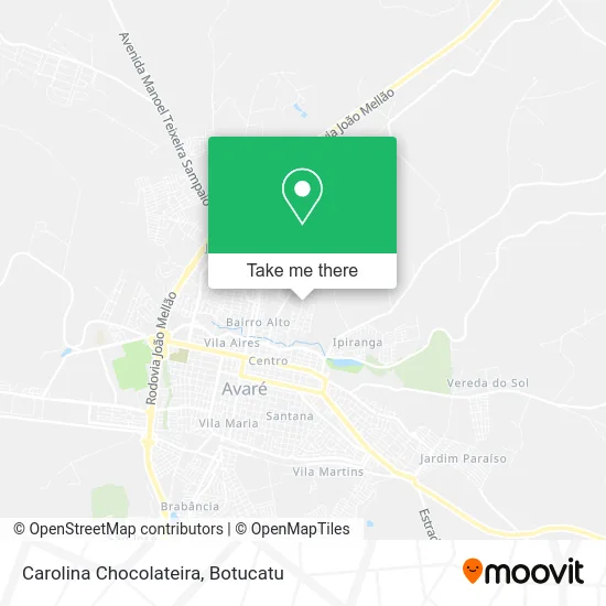 Carolina Chocolateira map