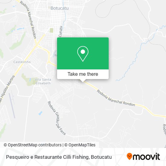 Mapa Pesqueiro e Restaurante Cilli Fishing