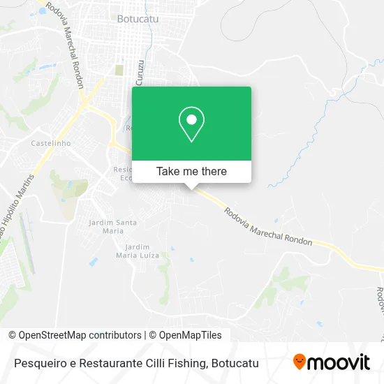 Pesqueiro e Restaurante Cilli Fishing map