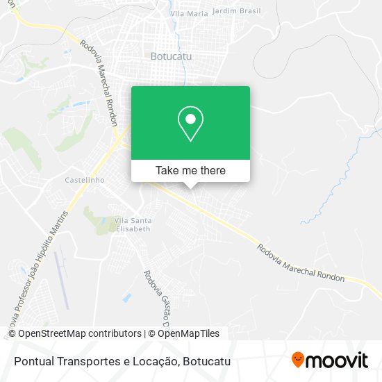 Mapa Pontual Transportes e Locação