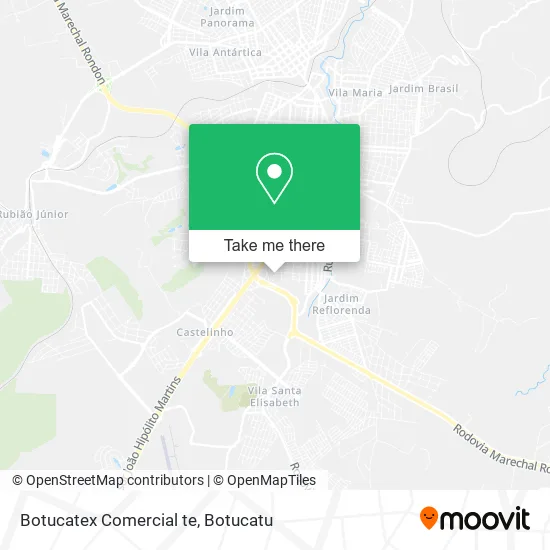 Botucatex Comercial te map