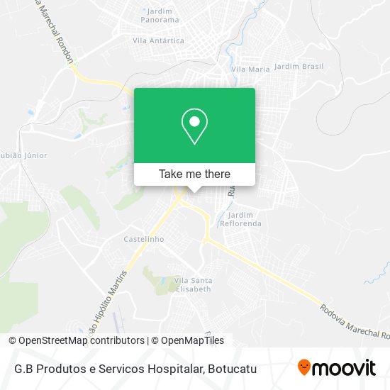 G.B Produtos e Servicos Hospitalar map