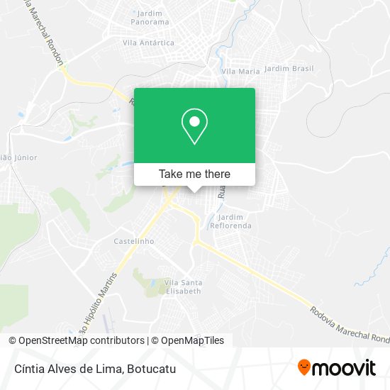 Mapa Cíntia Alves de Lima