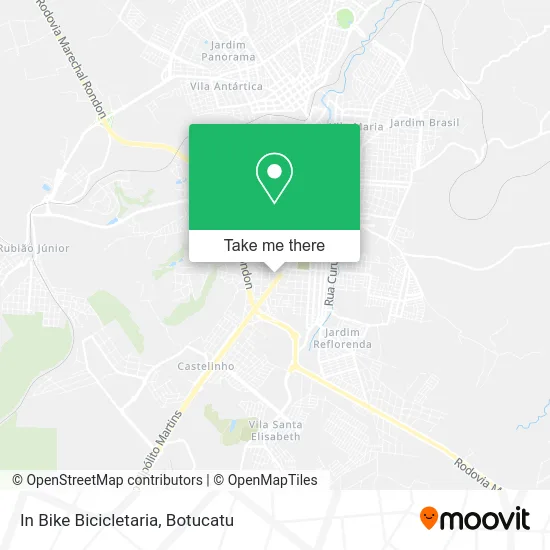 In Bike Bicicletaria map