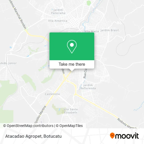 Atacadao Agropet map