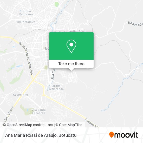 Ana Maria Rossi de Araujo map