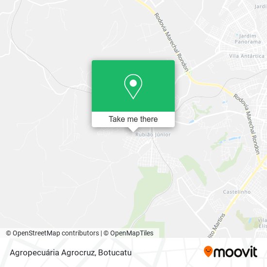 Agropecuária Agrocruz map