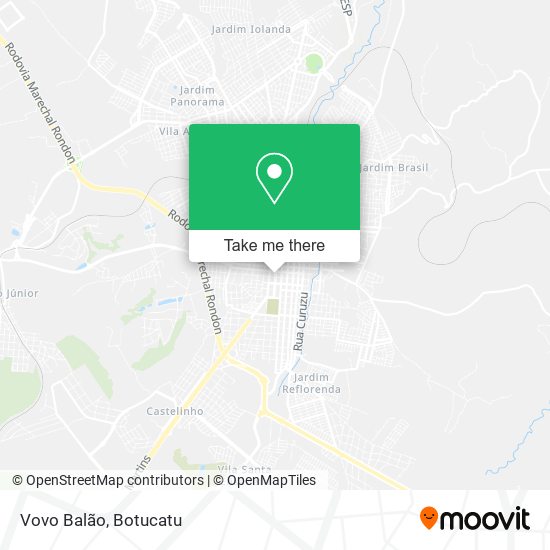 Vovo Balão map