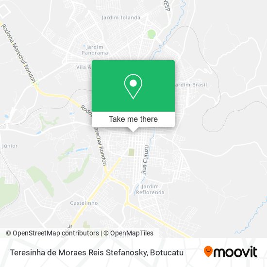 Mapa Teresinha de Moraes Reis Stefanosky