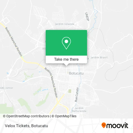 Velox Tickets map