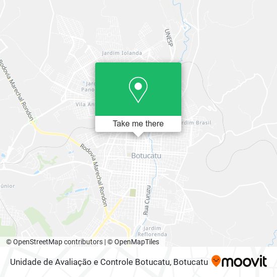Unidade de Avaliação e Controle Botucatu map