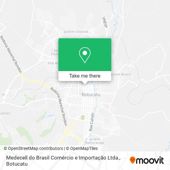 Medecell do Brasil Comércio e Importação Ltda. map